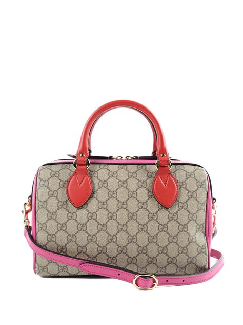 gucci gg bowling bag leather